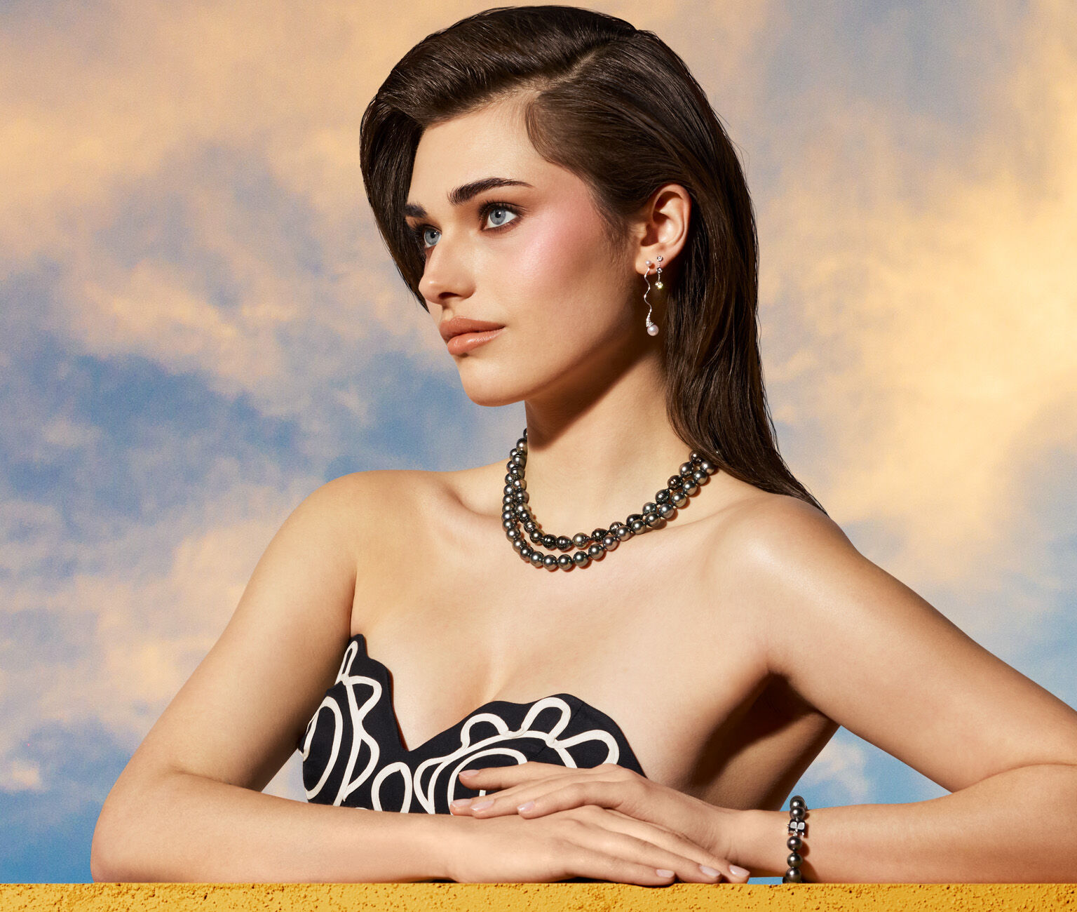 Girl wearing jewellery hotsell